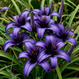 Лилейник Блю Айрис купить по цене от 324р. в интернет-магазине «Посадика» с доставкой почтой в в Сольцые и по всей России – [изображение №1].