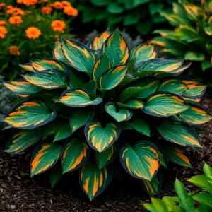 Хоста Бархатный Полог купить по цене от 560р. в интернет-магазине «Посадика» с доставкой почтой в в Сольцые и по всей России – [изображение №1].